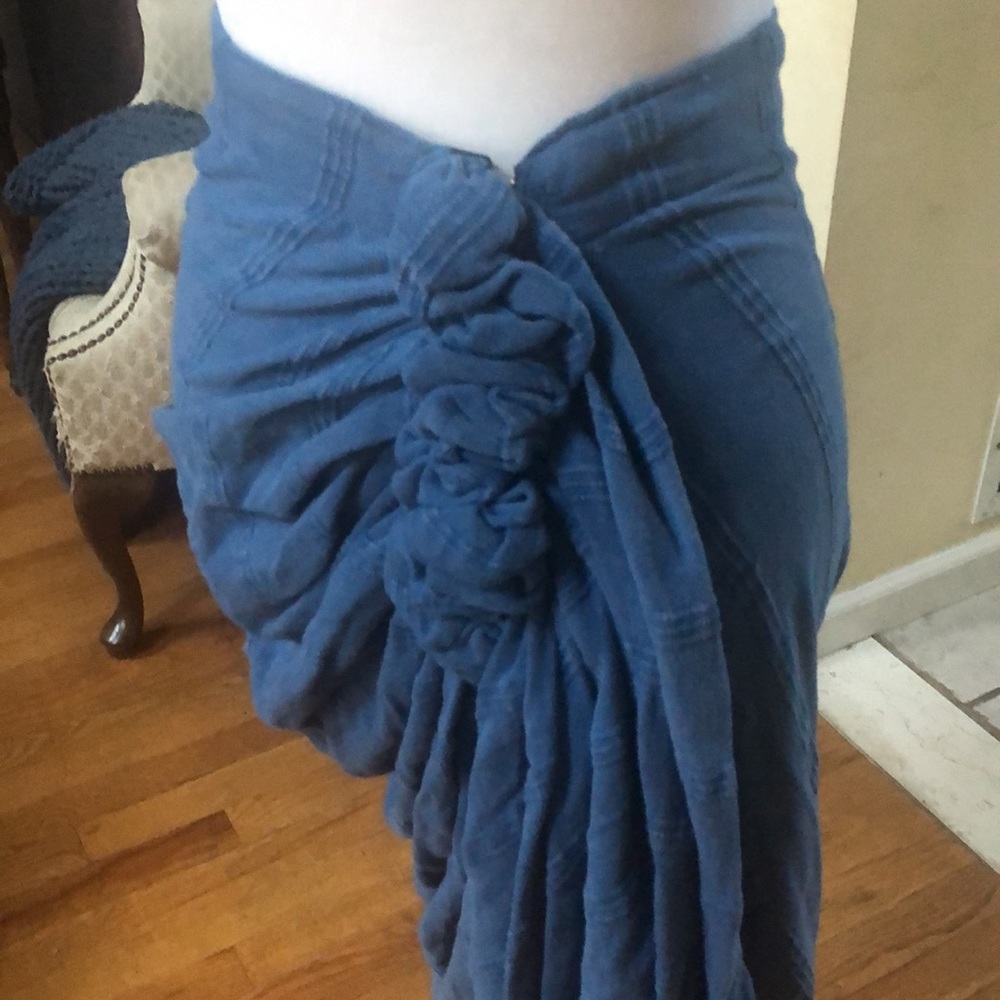 Tulum Ruched High-Low Skirt - Picture 2 of 8